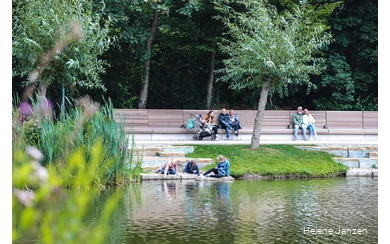 Kurpark Bad Sassendorf - Nordseite Teich