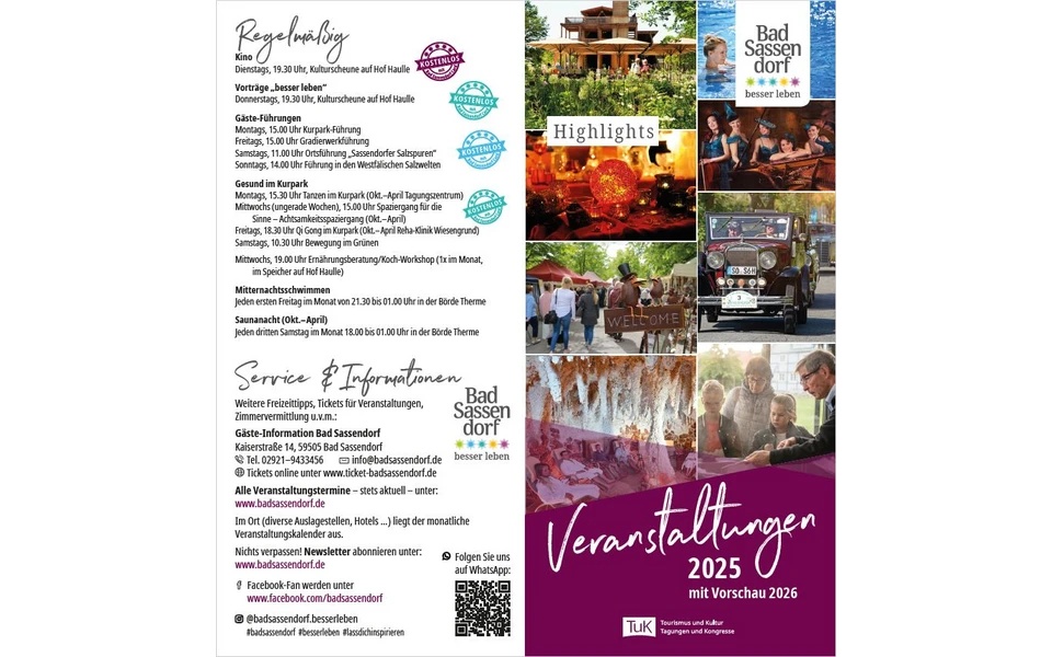 Veranstaltungshöhepunkte - Titelbild