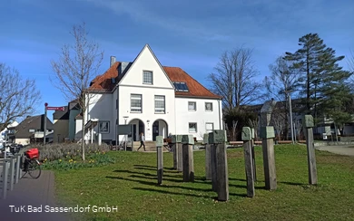 Stelen-Kunstwerk "50 Jahre Großgemeinde Bad Sassendorf"