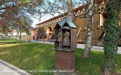 Wetterhaus-Skulptur im Kurpark Bad Sassendorf