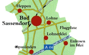 Lage der Ortsteile