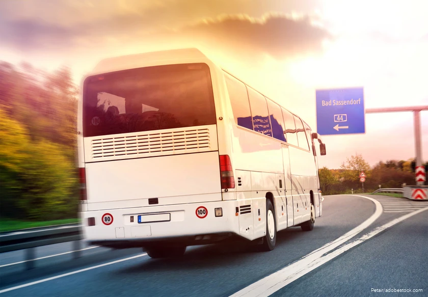 Anreise mit dem Reisebus