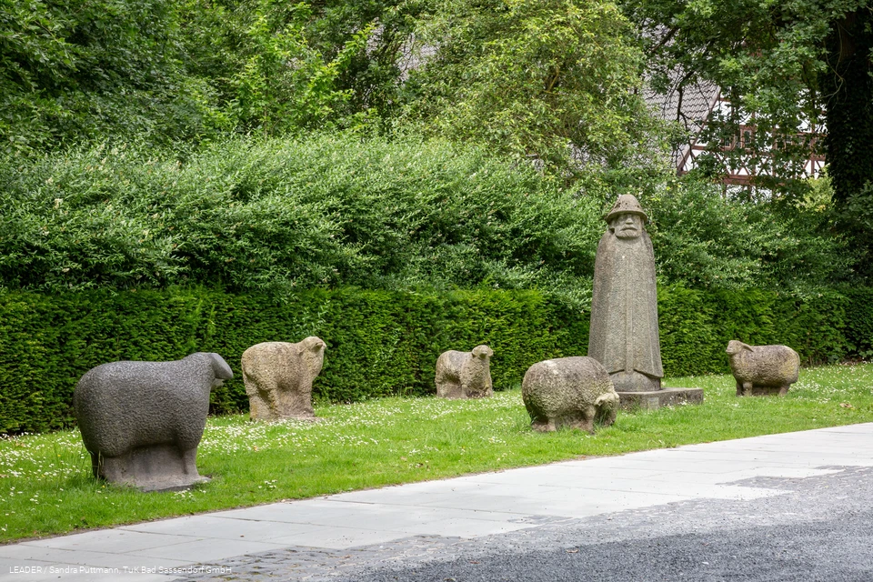 Der gute Hirte (Skulptur im Kurpark Bad Sassendorf)