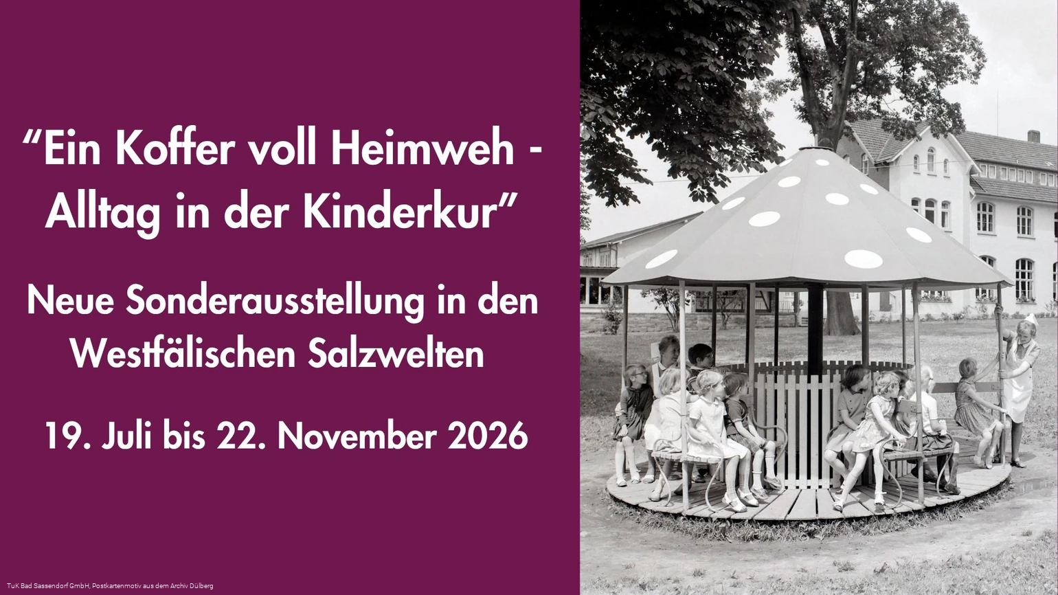 Ein Koffer voll Heimweh - Neue Sonderausstellung in den Westfälischen Salzwelten Ein Koffer voll Heimweh - Neue Sonderausstellung in den Westfälischen Salzwelten